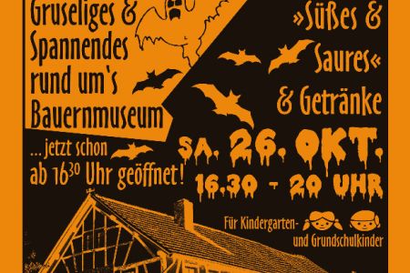 Halloween 26.10.2024 ab 16:30 Uhr