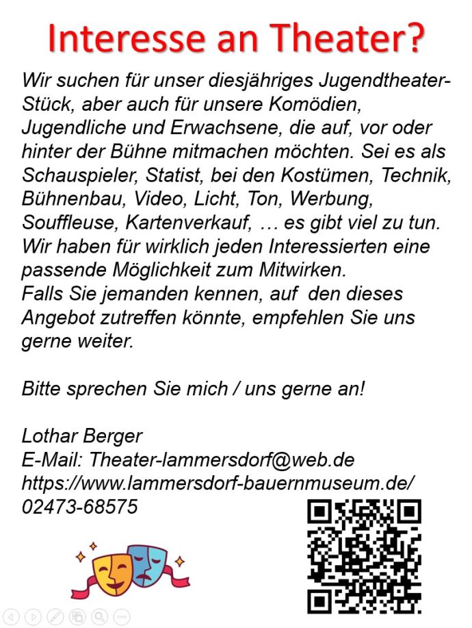 Interesse am Theater Kreis